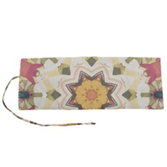 Cute Kaleidoscope Roll Up Canvas Pencil Holder (s) by Dazzleway