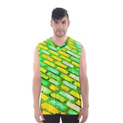 Diagonal Street Cobbles Men s Basketball Tank Top by essentialimage