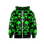 We are WATCHING you! Aliens pattern, UFO, faces Kids Zipper Hoodie We are WATCHING you! Aliens pattern, UFO, faces Kids Zipper Hoodie