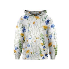 Summer Flowers Kids  Pullover Hoodie