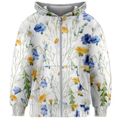 Summer Flowers Kids  Zipper Hoodie Without Drawstring by goljakoff