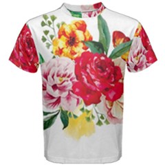 Garden Flowers Men s Cotton Tee by goljakoff