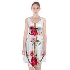 Flowers Anchor Racerback Midi Dress by goljakoff