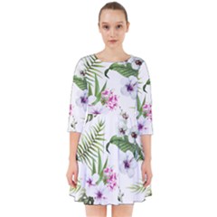 Summer Flowers Smock Dress by goljakoff