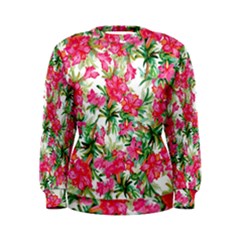 Pink Flowers Women s Sweatshirt by goljakoff