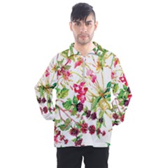 Spring Flowers Men s Half Zip Pullover