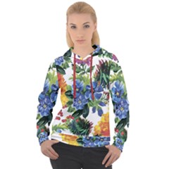 Flowers Women s Overhead Hoodie by goljakoff