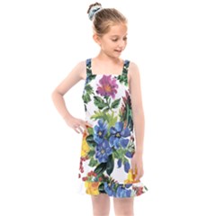 Flowers Kids  Overall Dress by goljakoff