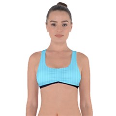 Arctic Blue & Black -  Got No Strings Sports Bra by FashionLane