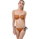 Alloy Orange & Black - Twist Bandeau Bikini Set View1