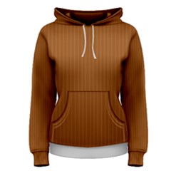 Rusty Orange & White - Women s Pullover Hoodie by FashionLane