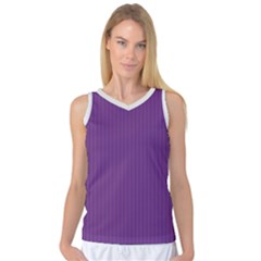 Eminence Purple & White - Women s Basketball Tank Top by FashionLane