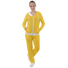 Dandelion Yellow & White - Women s Tracksuit by FashionLane