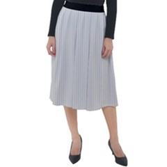 Platinum & Black - Classic Velour Midi Skirt  by FashionLane