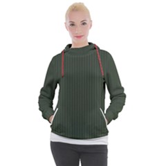 Kombu Green & White - Women s Hooded Pullover by FashionLane