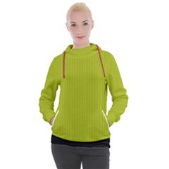 Acid Green & Black - Women s Hooded Pullover by FashionLane