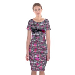 Robot Tastebuds Classic Short Sleeve Midi Dress by MRNStudios