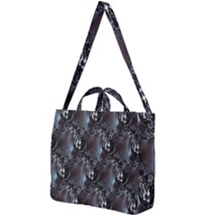 Black Pearls Square Shoulder Tote Bag by MRNStudios