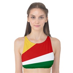 Seychelles Flag Tank Bikini Top by FlagGallery