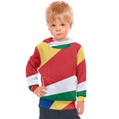 Seychelles Flag Kids  Hooded Pullover by FlagGallery