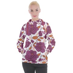 Rose Flowers Women s Hooded Pullover by goljakoff