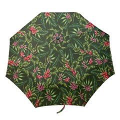 Tropical Flowers Folding Umbrellas by goljakoff