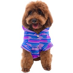 Fish Texture Blue Violet Module Dog Coat