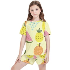 Fruit Kids  Tee And Sports Shorts Set