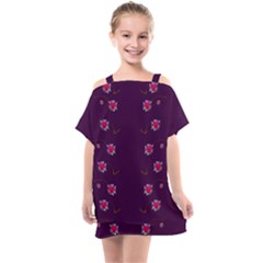 Love Is So Big In The Natures Mosaic Kids  One Piece Chiffon Dress by pepitasart