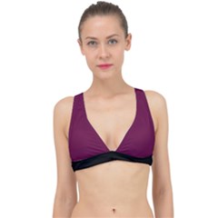 Boysenberry Purple - Classic Banded Bikini Top by FashionLane