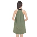 Calliste Green - Halter Neckline Chiffon Dress  View2