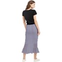 Coin Grey - Maxi Fishtail Chiffon Skirt View2