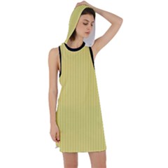 Harvest Gold - Racer Back Hoodie Dress by FashionLane