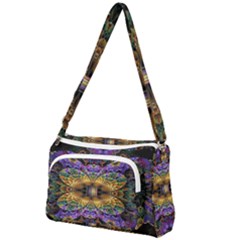 Fractal Illusion Front Pocket Crossbody Bag