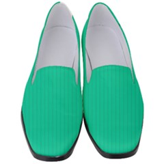 Caribbean Green - Women s Classic Loafer Heels