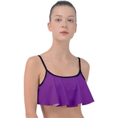 Dark Orchid - Frill Bikini Top by FashionLane