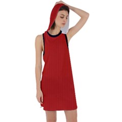 Christmas Red - Racer Back Hoodie Dress by FashionLane