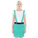 Turquoise - Braces Suspender Skirt View1