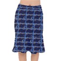 Blue Belt Short Mermaid Skirt View1