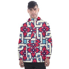 Diwali Pattern Men s Front Pocket Pullover Windbreaker by designsbymallika