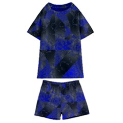 Broken Pavement  Kids  Swim Tee And Shorts Set by MRNStudios