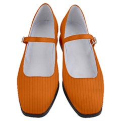 Carrot Orange - Women s Mary Jane Shoes