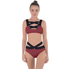 Chili Oil Red - Bandaged Up Bikini Set  by FashionLane