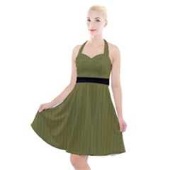 Woodbine Green - Halter Party Swing Dress  by FashionLane