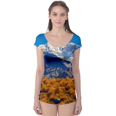 Aconcagua Park Landscape, Mendoza, Argentina Boyleg Leotard  by dflcprintsclothing