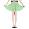 Pale Green - Mini Flare Skirt View3