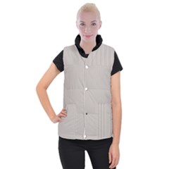 Pale Grey - Women s Button Up Vest