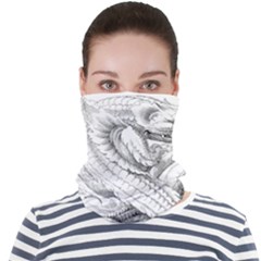 Dragon Lizard Vector Monster Face Seamless Bandana (adult) by HermanTelo