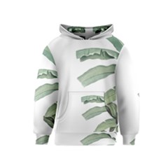 Palm Leaves Kids  Pullover Hoodie by goljakoff