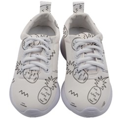 Pineapples Kids Athletic Shoes by goljakoff